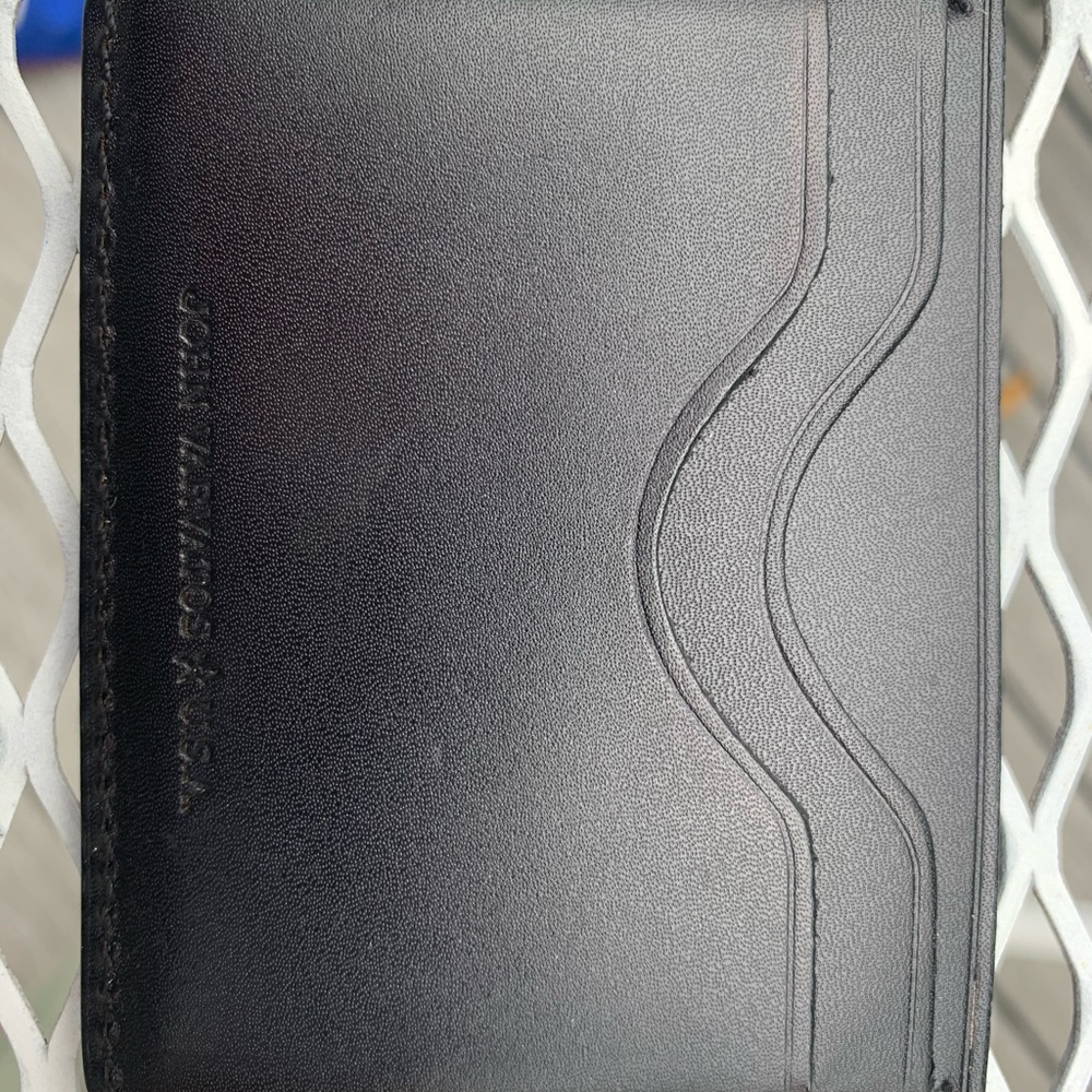 John Varvatos Card Black Holder Wallet